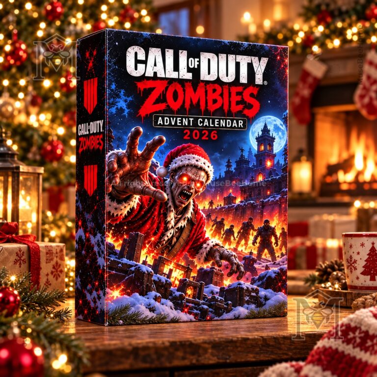 Call of Duty Zombies 2026 Advent Calendar - front and side box view