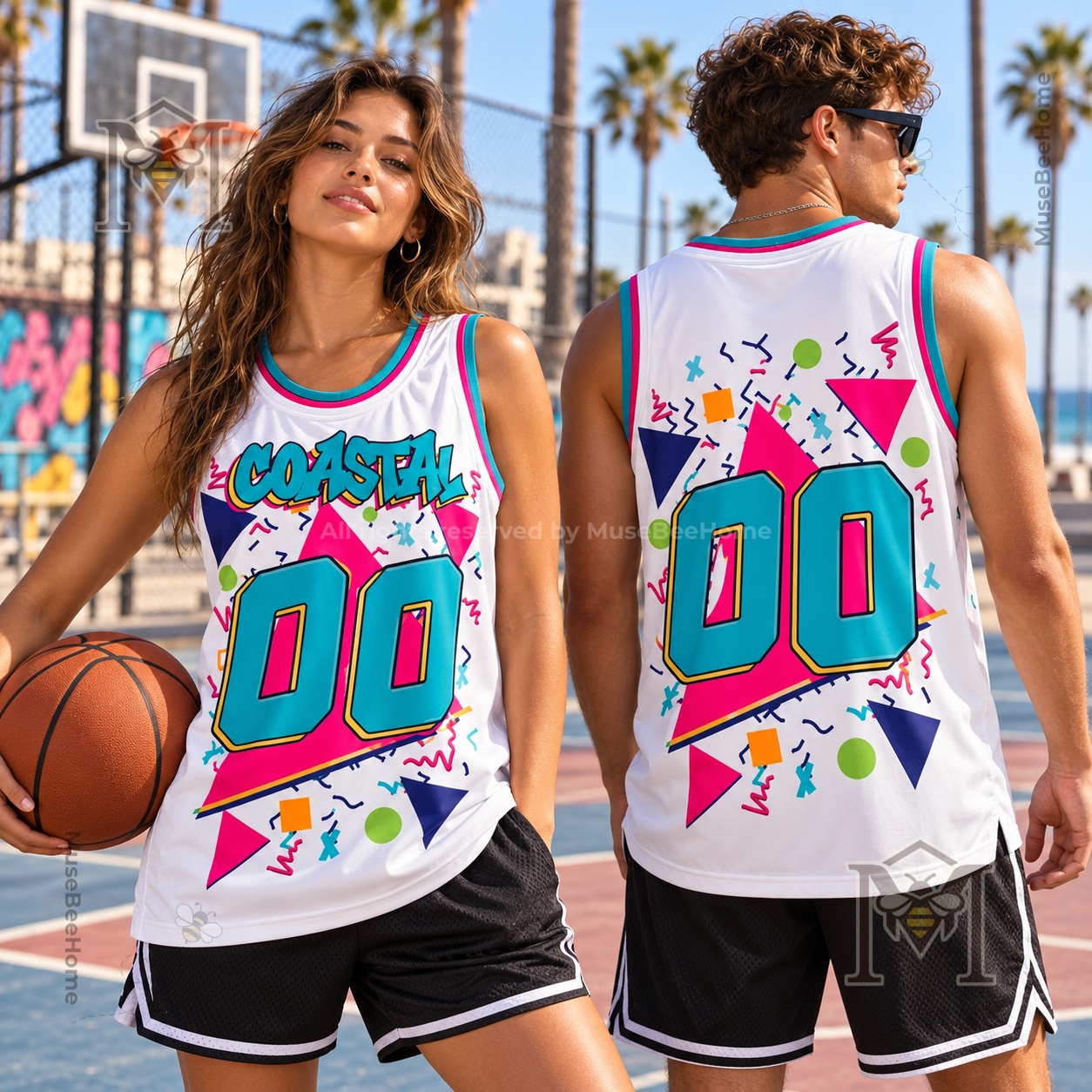 Coastal Carolina Chanticleers 90s Throwback Basketball Jersey - photo 2
