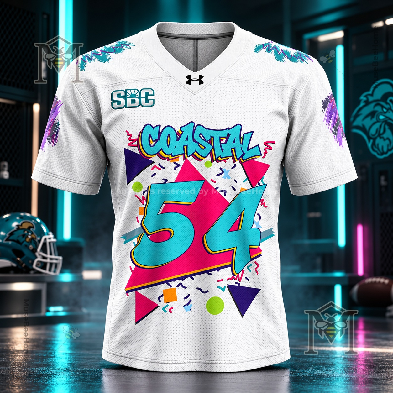 Coastal Carolina Chanticleers NCAA Football Jersey - front view