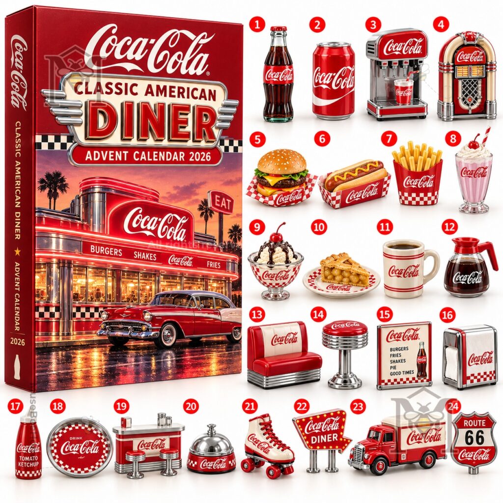 Coca-Cola Classic American Diner 2026 Advent Calendar - photo 2