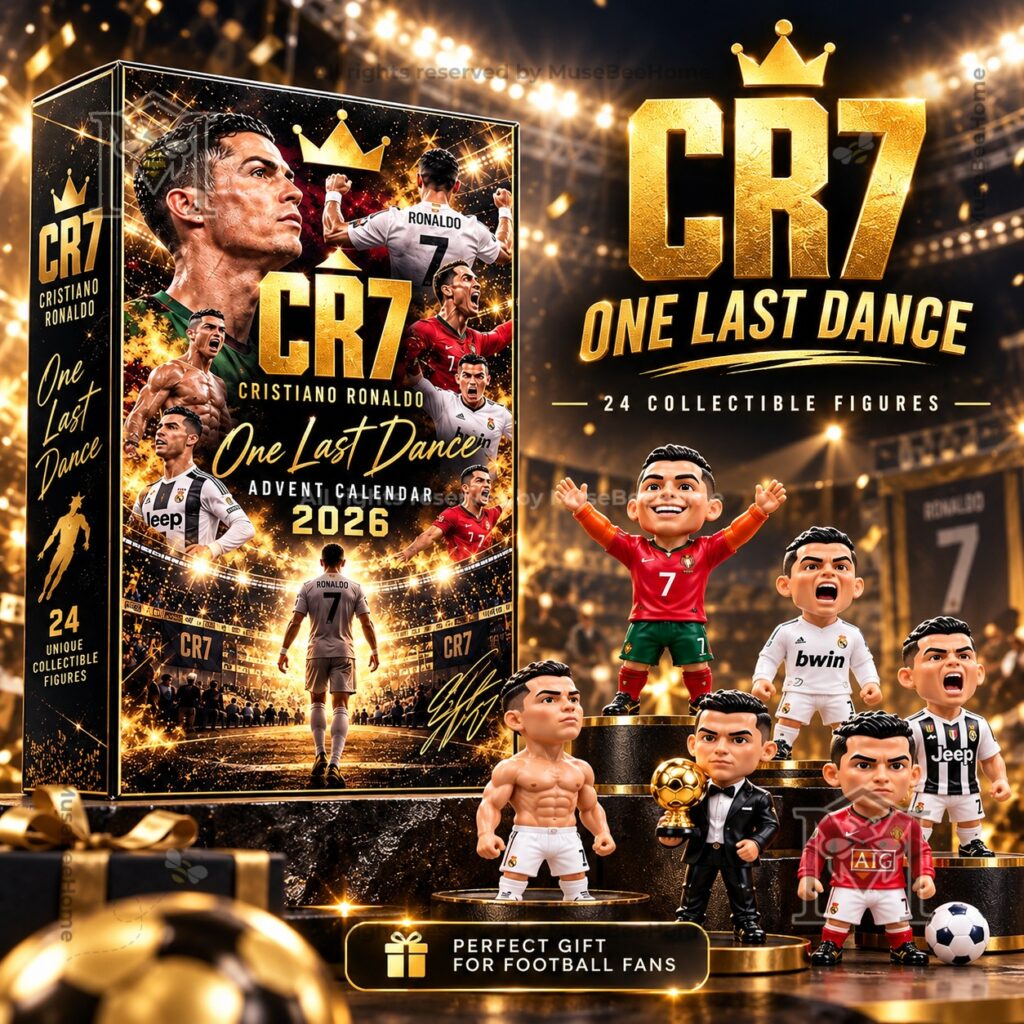 Cristiano Ronaldo One Last Dance 2026 Advent Calendar - box and collectible figures