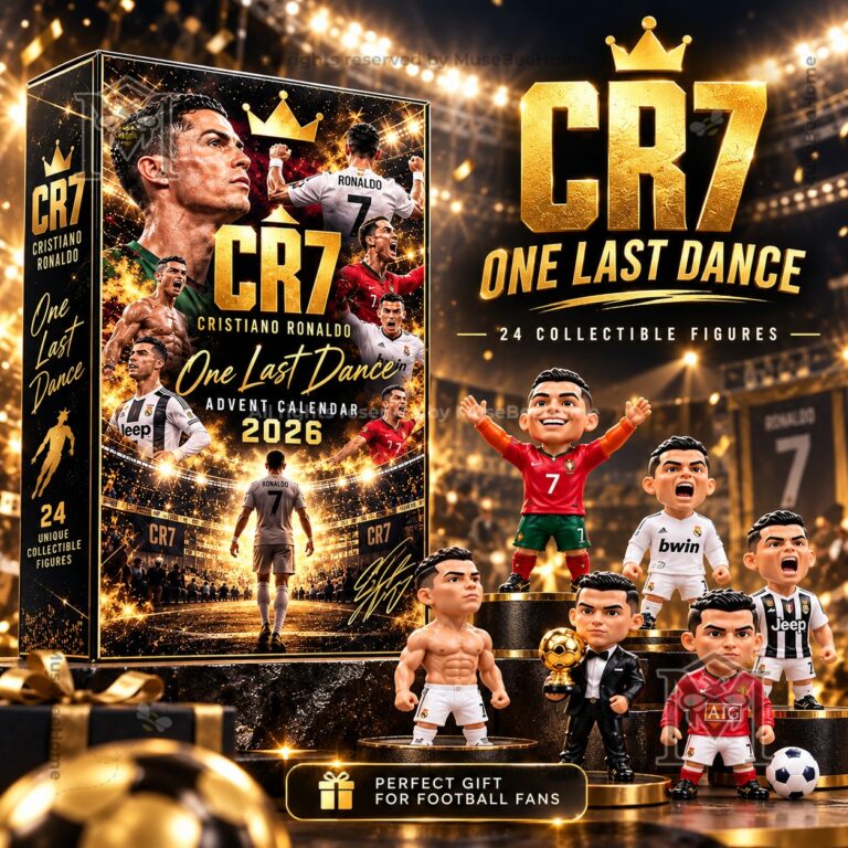 Cristiano Ronaldo One Last Dance 2026 Advent Calendar - box and collectible figures