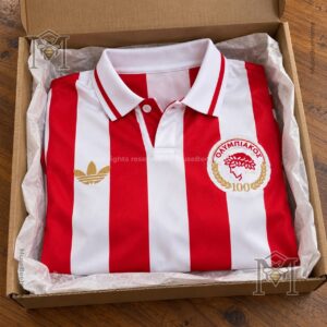 Olympiacos Football Club 100th Anniversary Football Jersey - photo 4