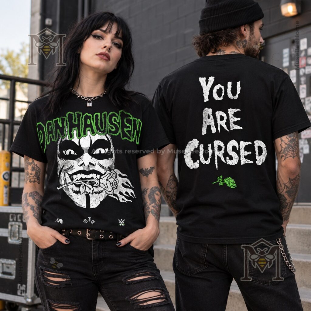 Danhausen x Civil Regime You Are Cursed Burning Rose T-Shirt - photo 2