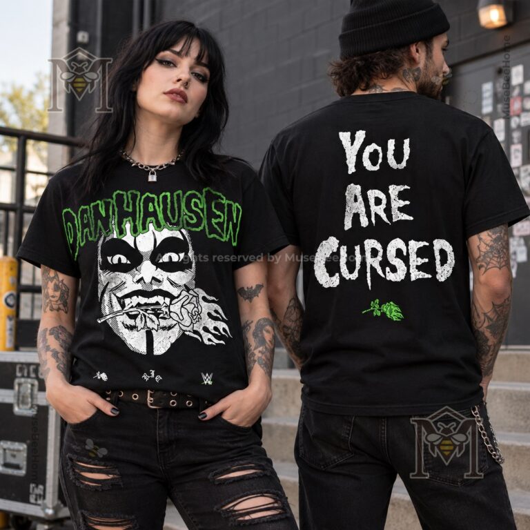 Danhausen x Civil Regime You Are Cursed Burning Rose T-Shirt - photo 2