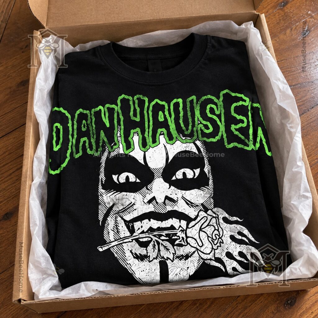 Danhausen x Civil Regime You Are Cursed Burning Rose T-Shirt - photo 4