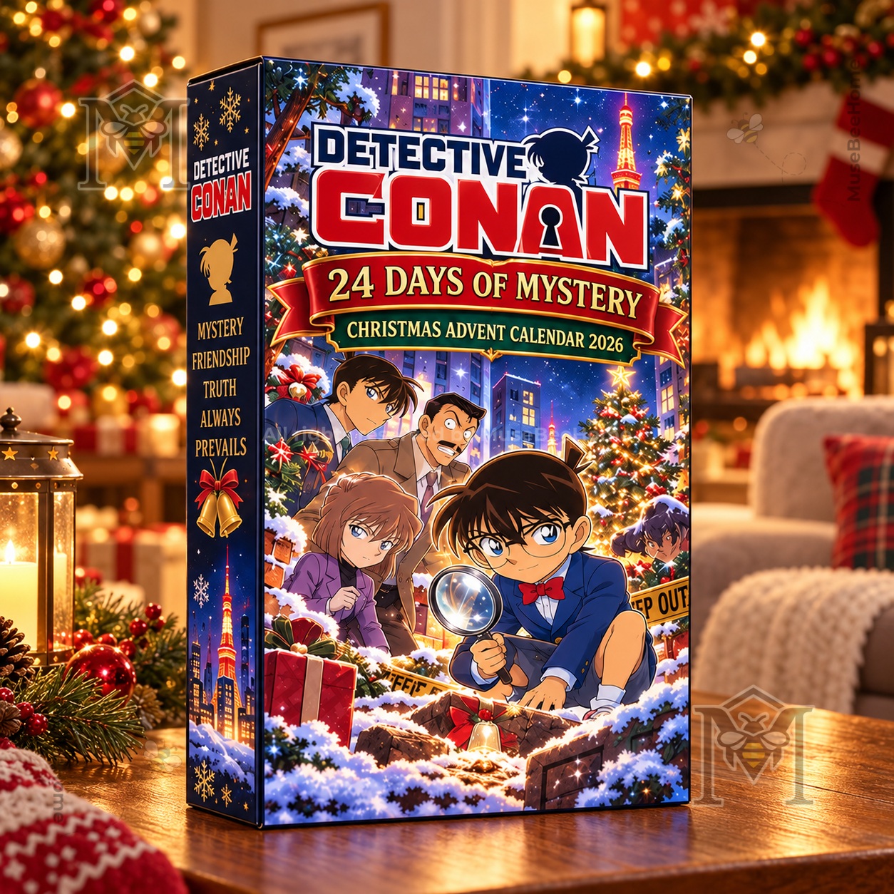 Detective Conan Christmas 2026 Advent Calendar - front and side box view
