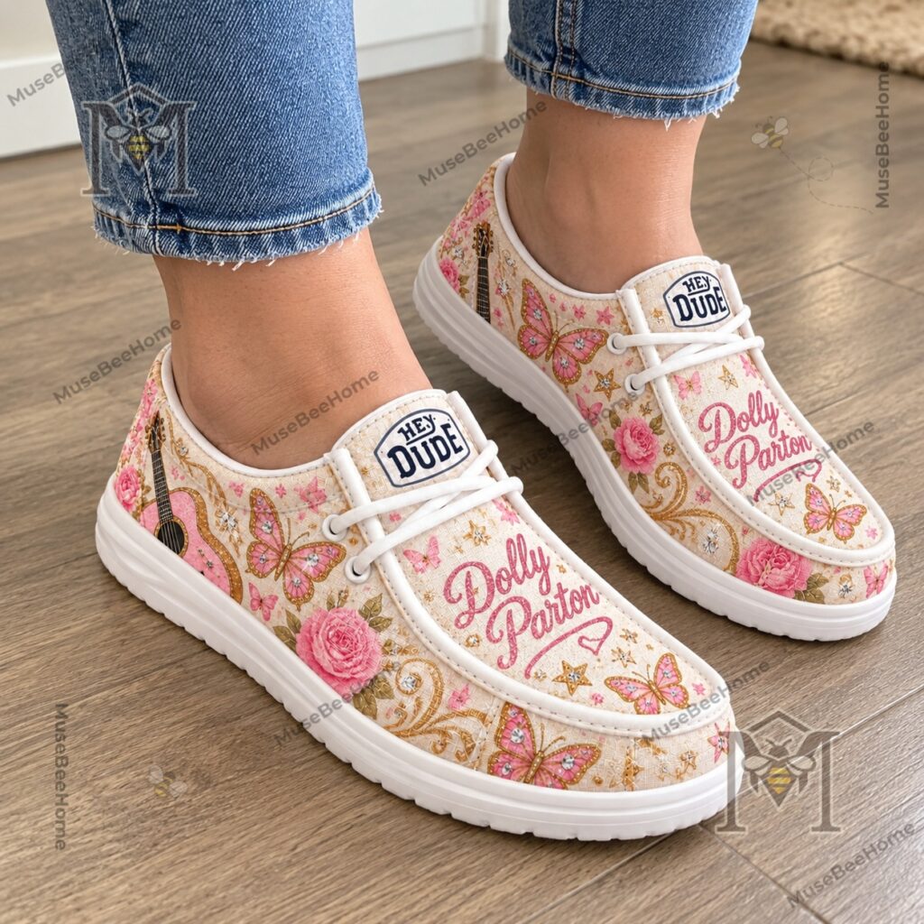 Dolly Parton Step Into Country Magic Floral Butterfly Shoes - photo 3