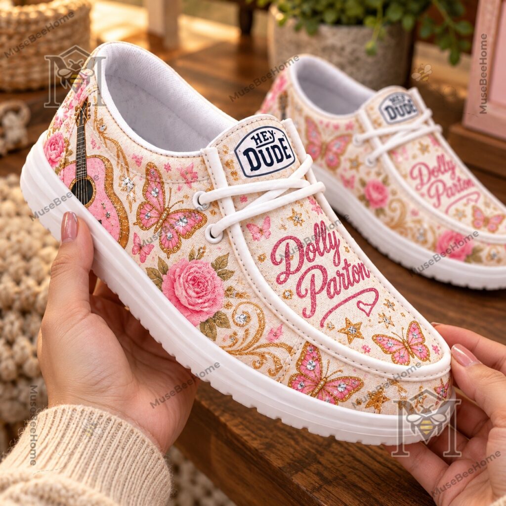 Dolly Parton Step Into Country Magic Floral Butterfly Shoes - photo 4