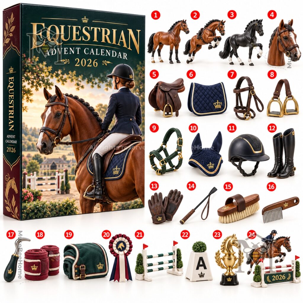 Front cover showing horse, rider, and gold 2026 lettering