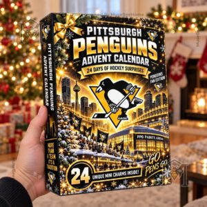 Pittsburgh Penguins 2026 Advent Calendar - box with mini hockey-themed figures