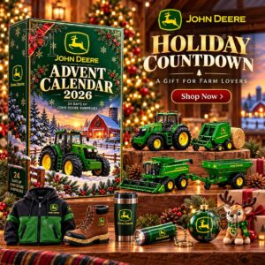 John Deere 2026 Holiday Countdown Advent Calendar - front box view