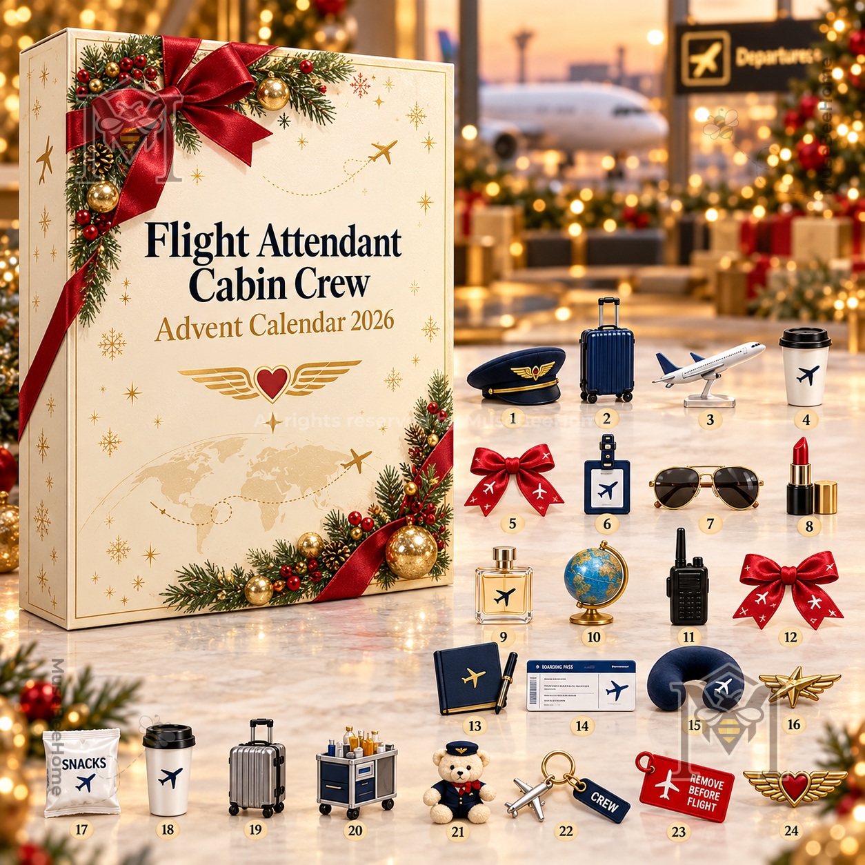 Flight Attendant Cabin Crew 2026 Advent Calendar - photo 2