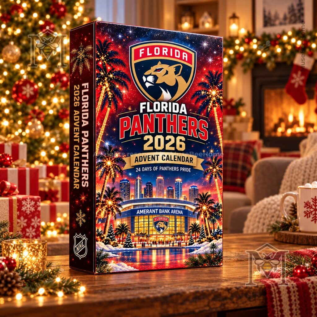Florida Panthers Advent Calendar 2026 – Front packaging with team crest Florida Panthers Advent Calendar 2026 - front packaging with team crest and arena artwork