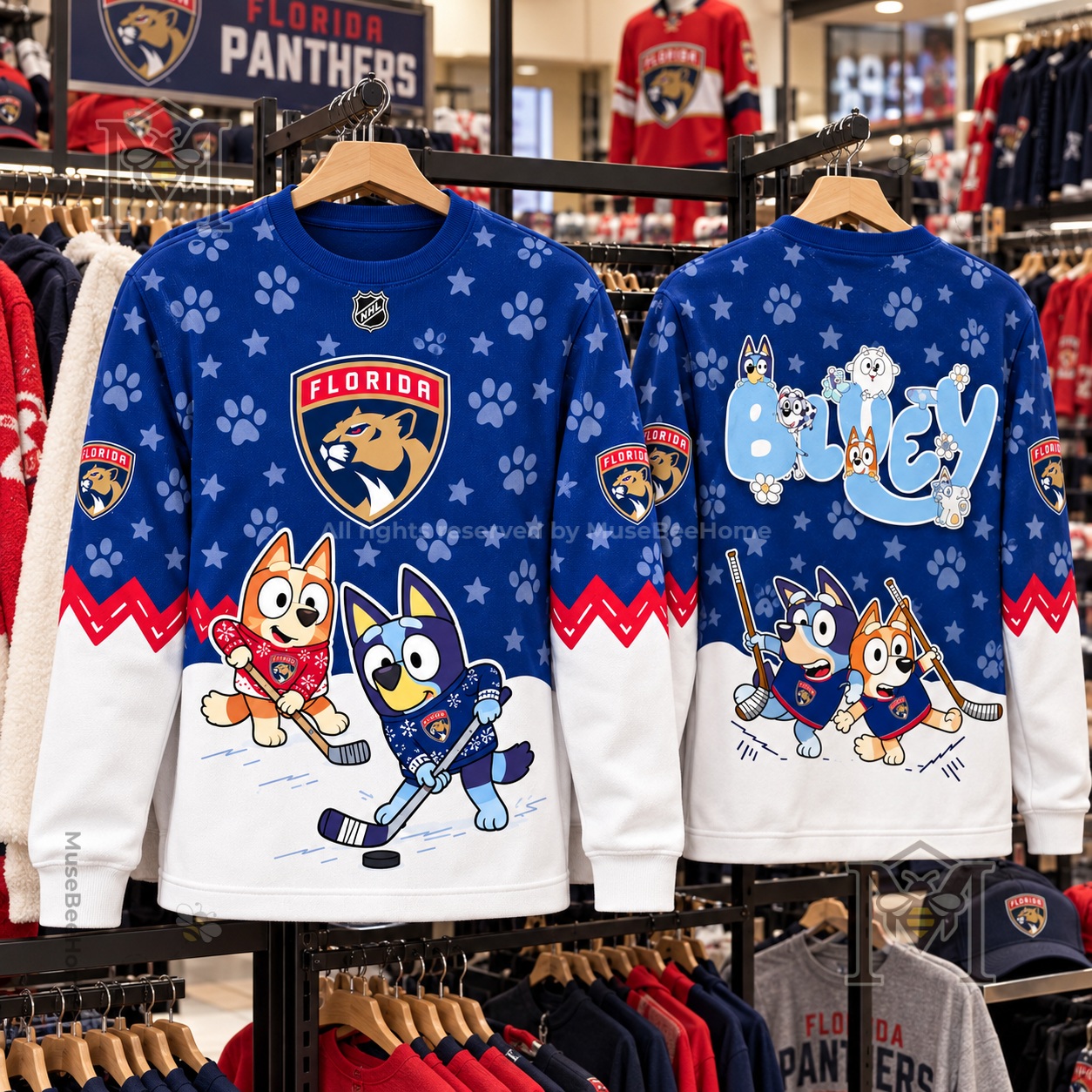 Florida Panthers Bluey Night Sweatshirt 2026 - photo 3