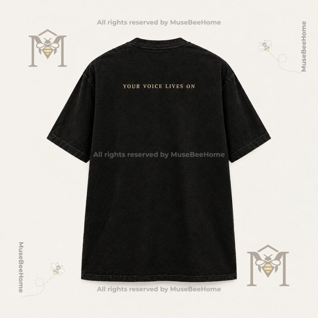 Freddie Jackson 1956-2026 memorial T-Shirt - central portrait and microphone