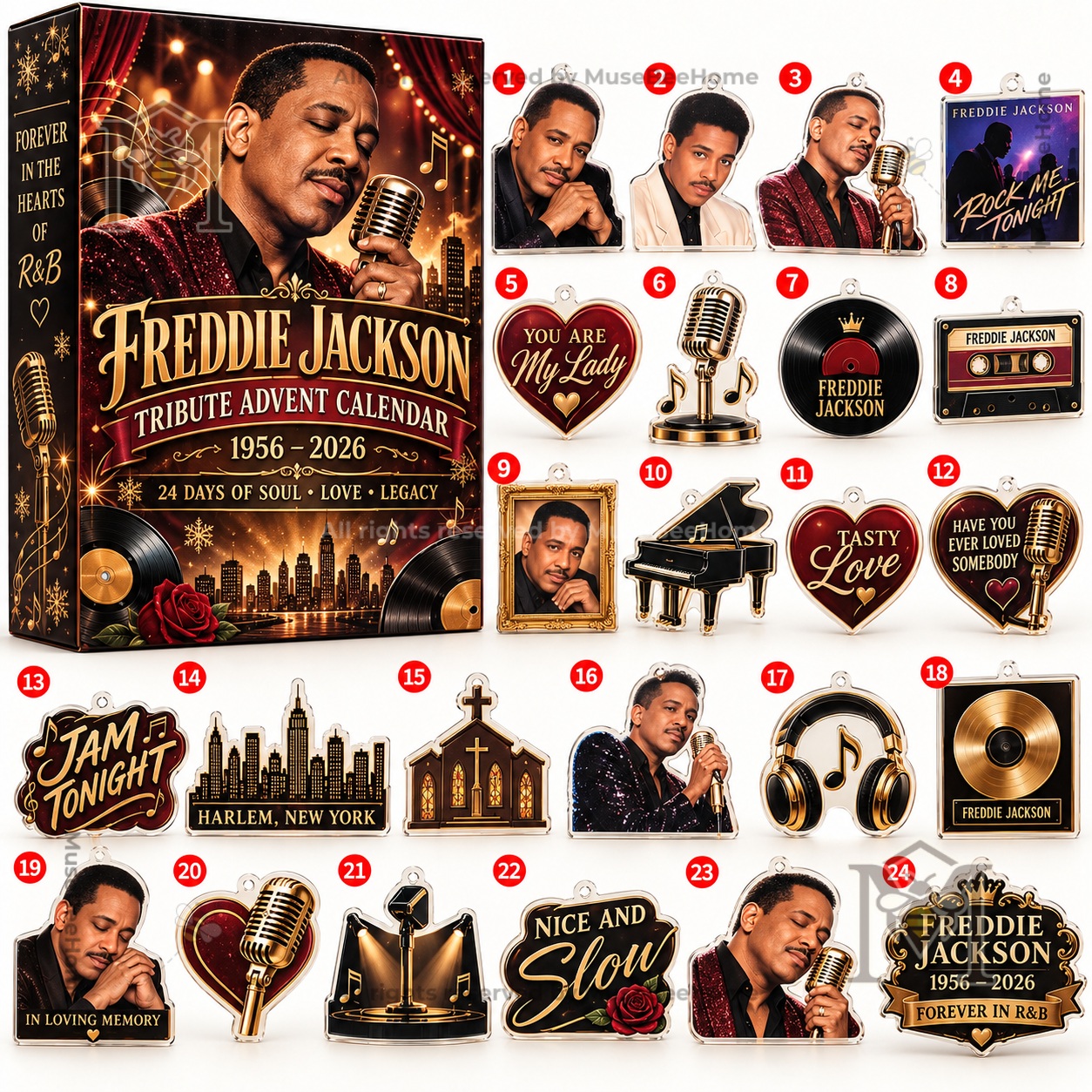 Freddie Jackson 1956-2026 Tribute Advent Calendar - photo 2