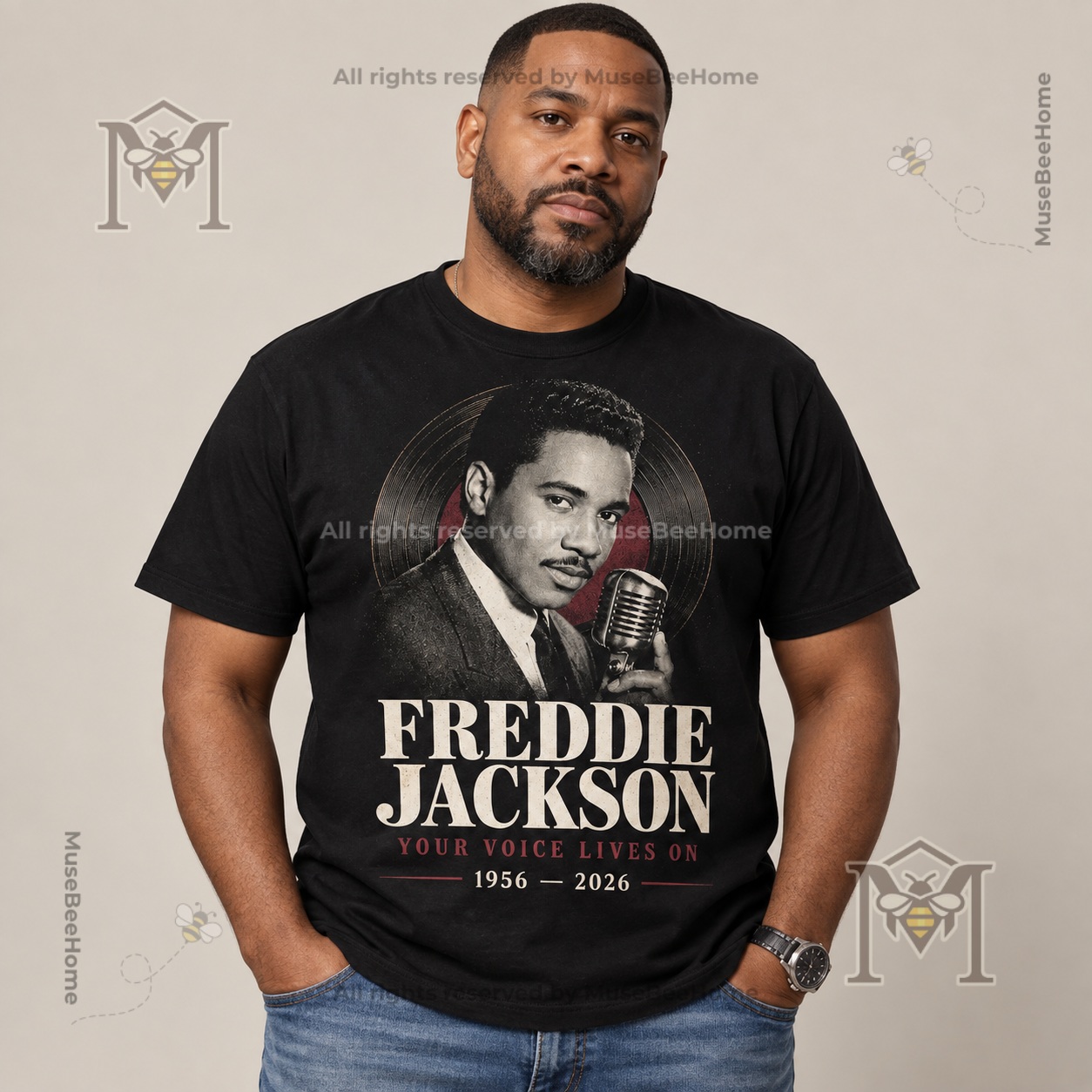 Freddie Jackson 2026 Tribute T-Shirt - photo 3