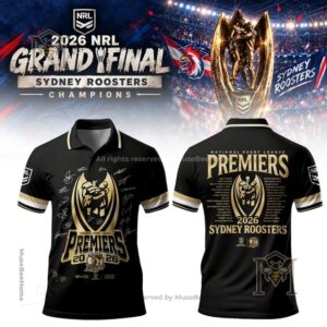 Sydney Roosters 2026 NRL Grand Final Champions T-Shirt - photo 2