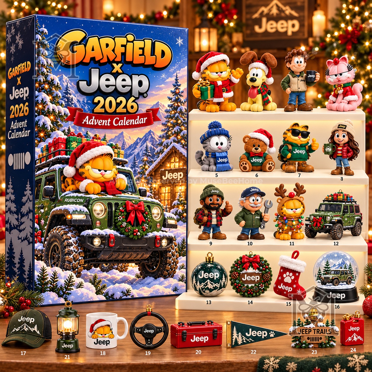 Garfield x Jeep 2026 Christmas Advent Calendar - photo 2