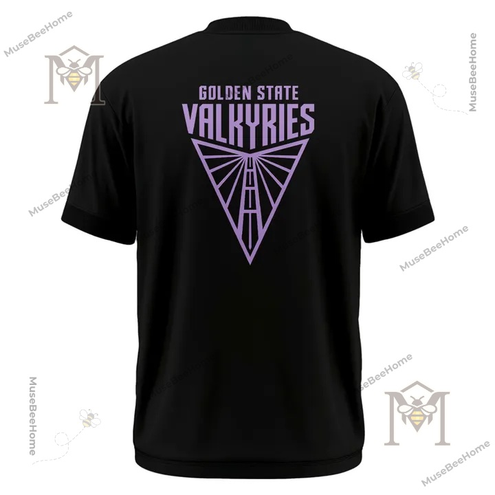 Golden State Valkyries Asian Women Can Hoop T-Shirt - back logo view