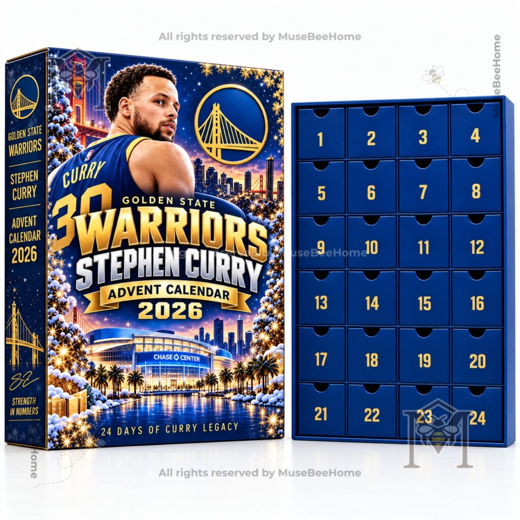 Golden State Warriors Stephen Curry 2026 Advent Calendar - basketball display details