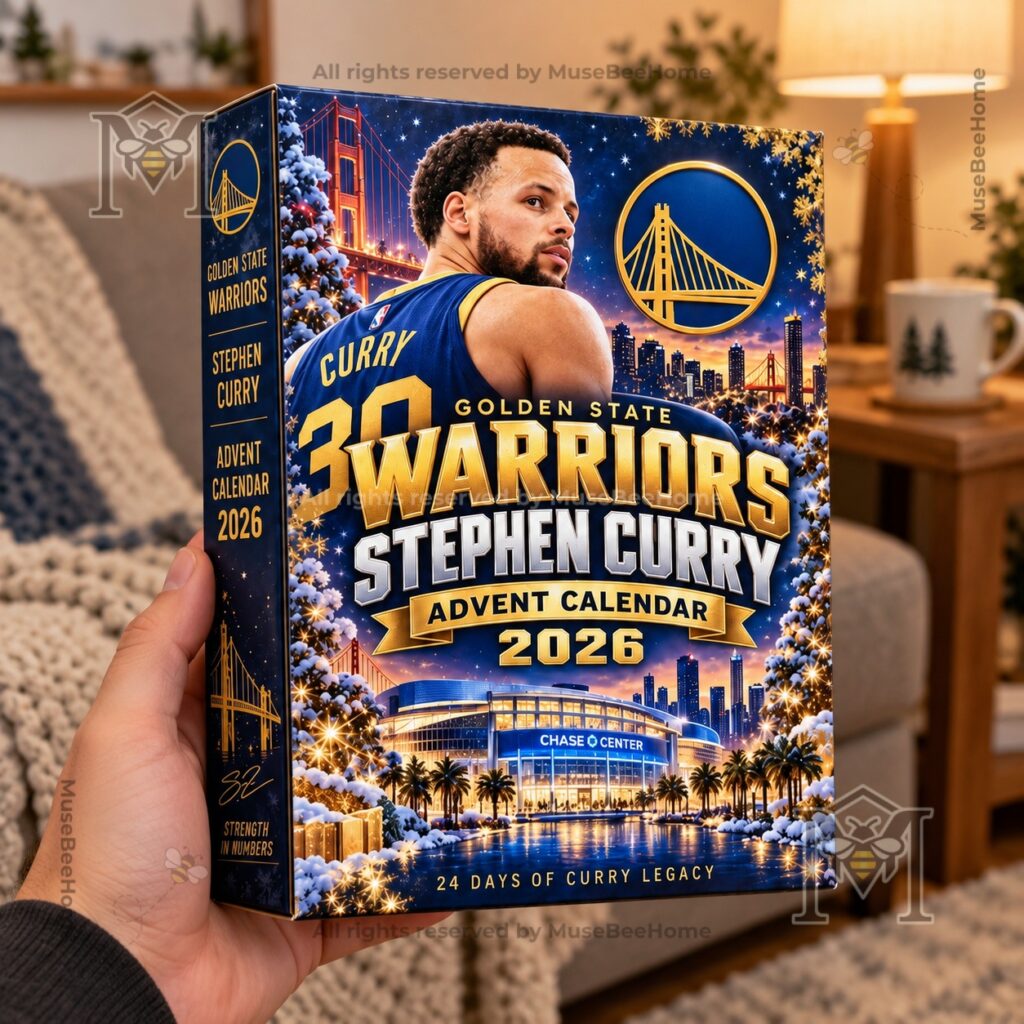 Golden State Warriors Stephen Curry 2026 Advent Calendar - full themed arrangement