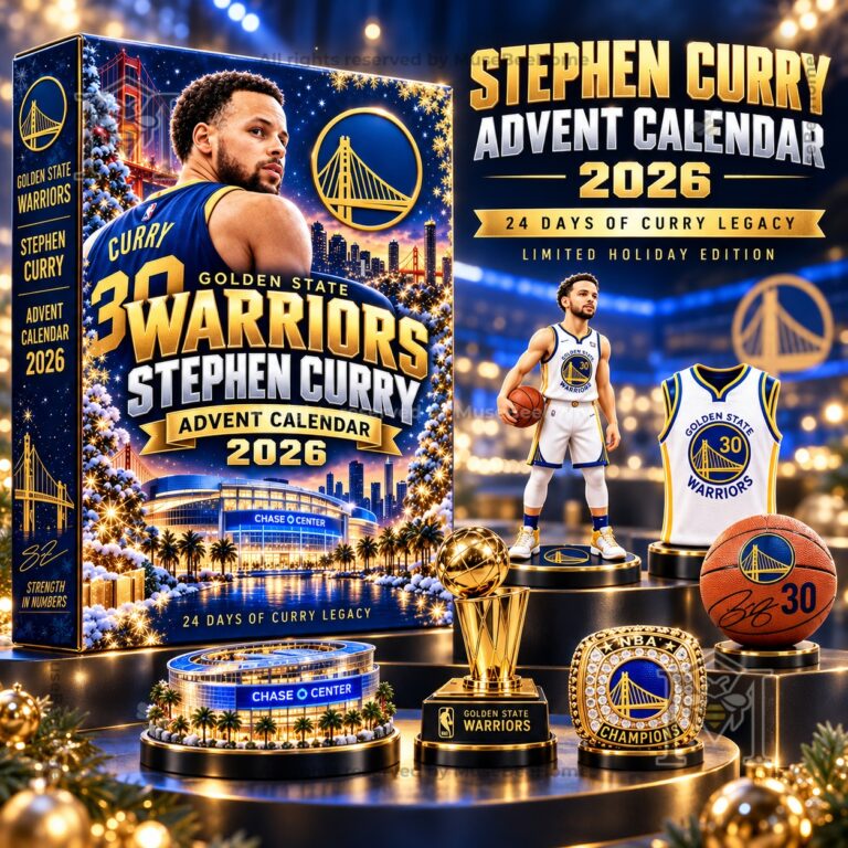 Golden State Warriors Stephen Curry 2026 Advent Calendar - front packaging