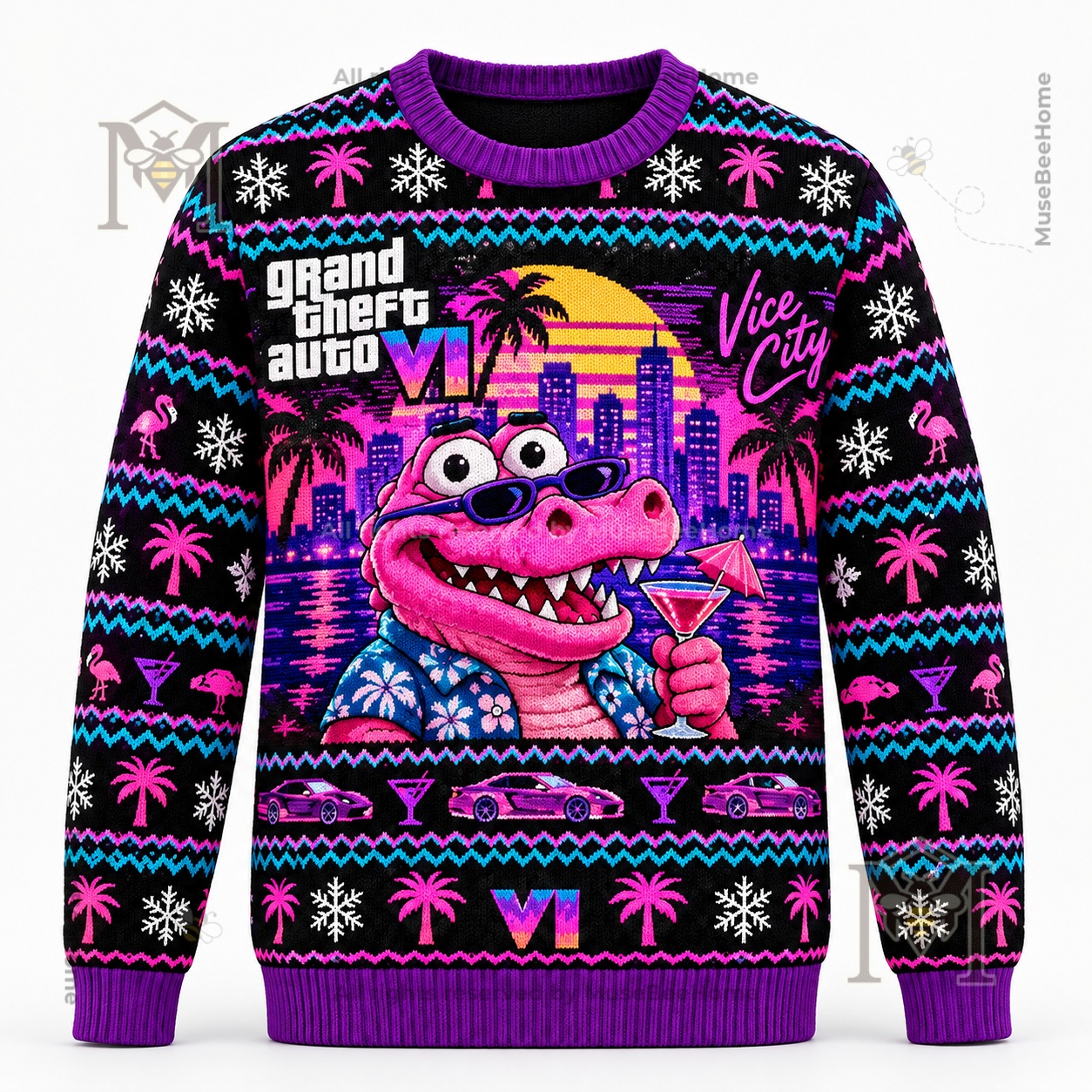 Grand Theft Auto VI Macca the Gator Ugly Sweater - photo 2