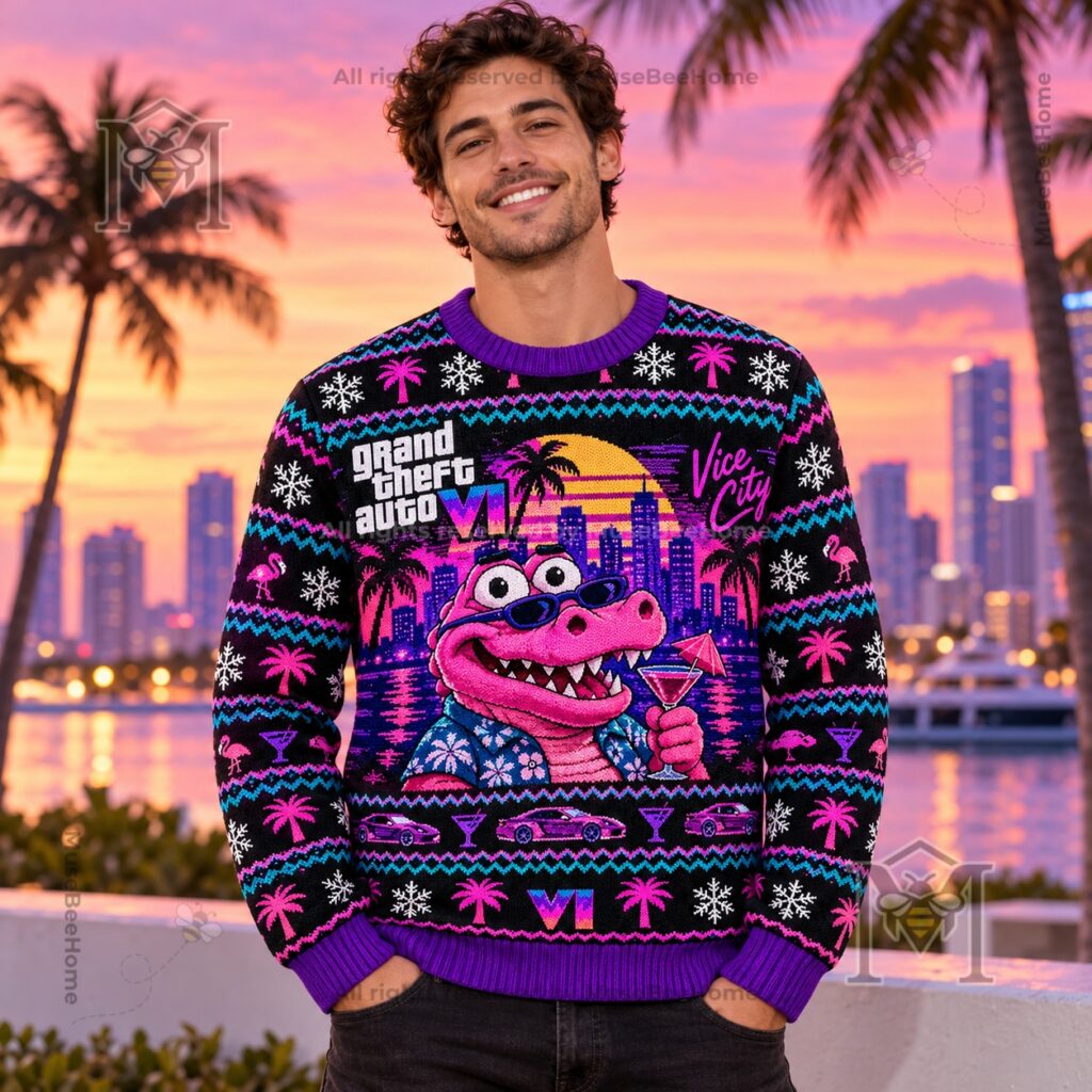 Grand Theft Auto VI Macca the Gator Ugly Sweater - photo 3