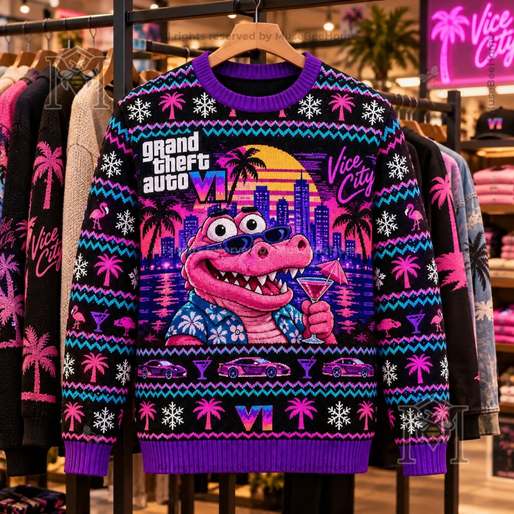 Grand Theft Auto VI Macca the Gator Ugly Sweater - photo 4