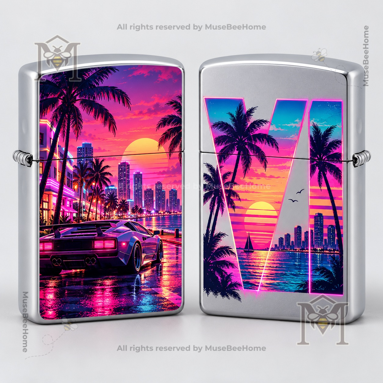 Grand Theft Auto VI Vice City Zippo Lighter - photo 2