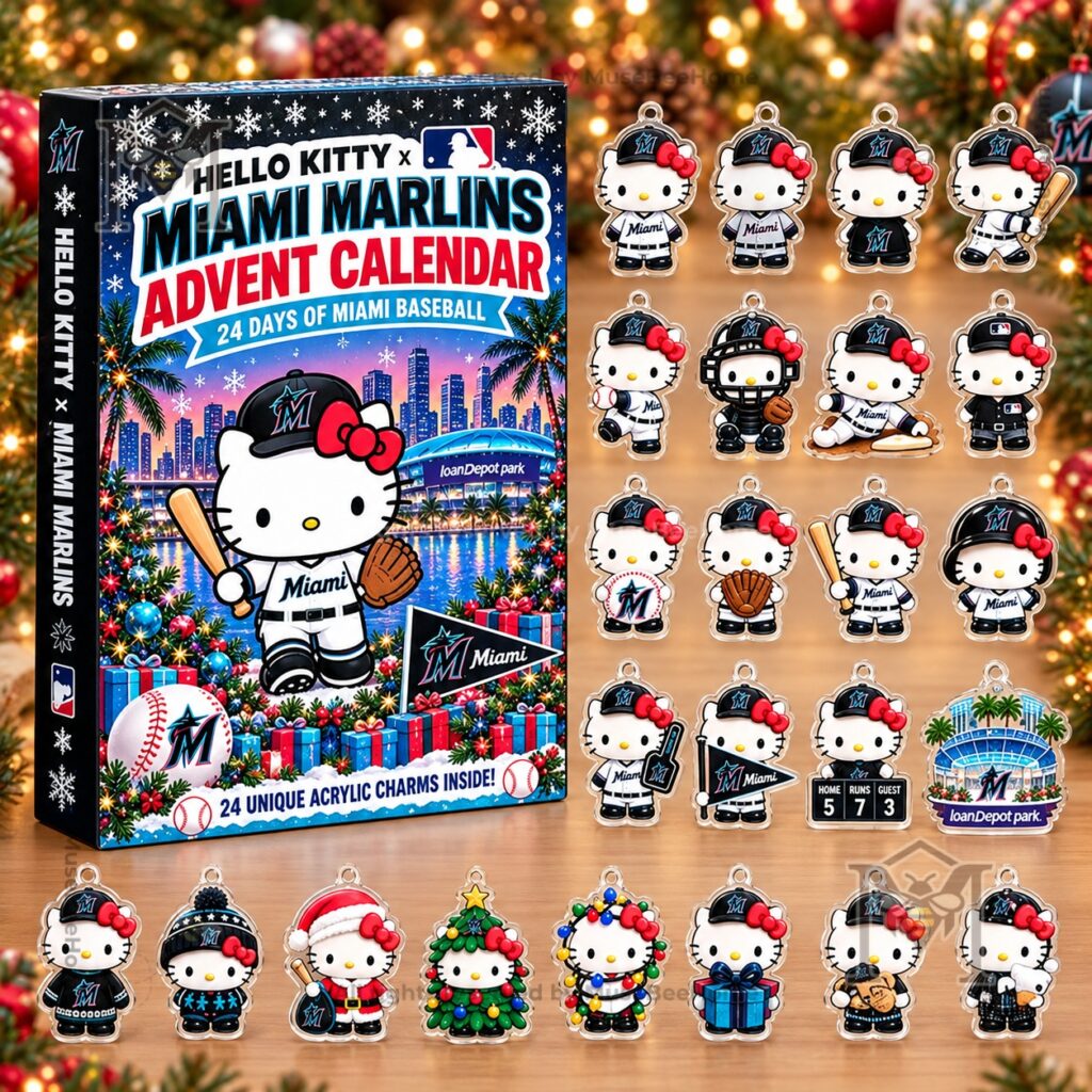 Hello Kitty x Miami Marlins Christmas Advent Calendar - photo 2