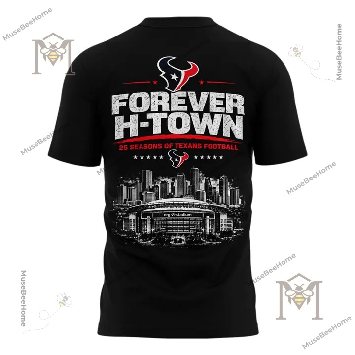 Houston Texans 25 Seasons of Texans Football T-Shirt - photo 3