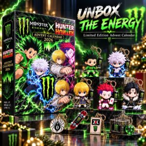Monster Energy x Hunter x Hunter 2026 Advent Calendar - front view