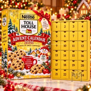 Nestle Toll House 2026 Advent Calendar - cookie baking display