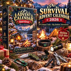Survival Kit 24-Day Advent Calendar - boxed front view