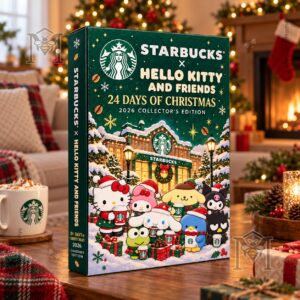 Starbucks Hello Kitty and Friends Advent Calendar 2026 - front box view
