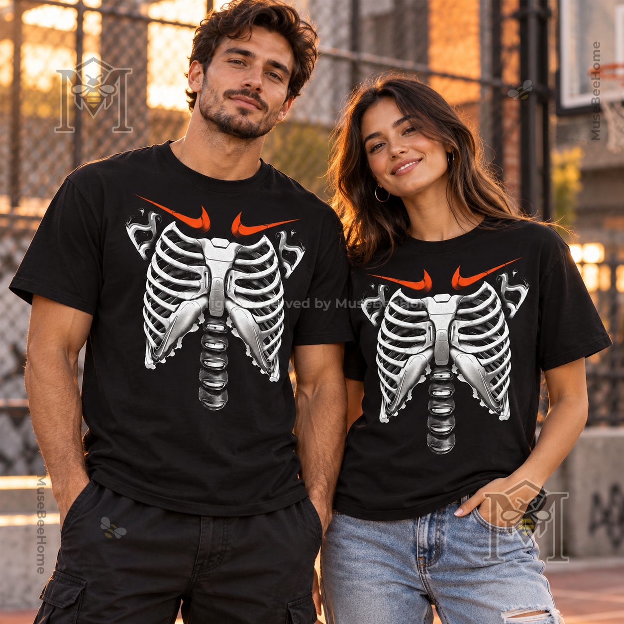 Ja’Marr Chase x Nike Football Skeleton T-Shirt - photo 2