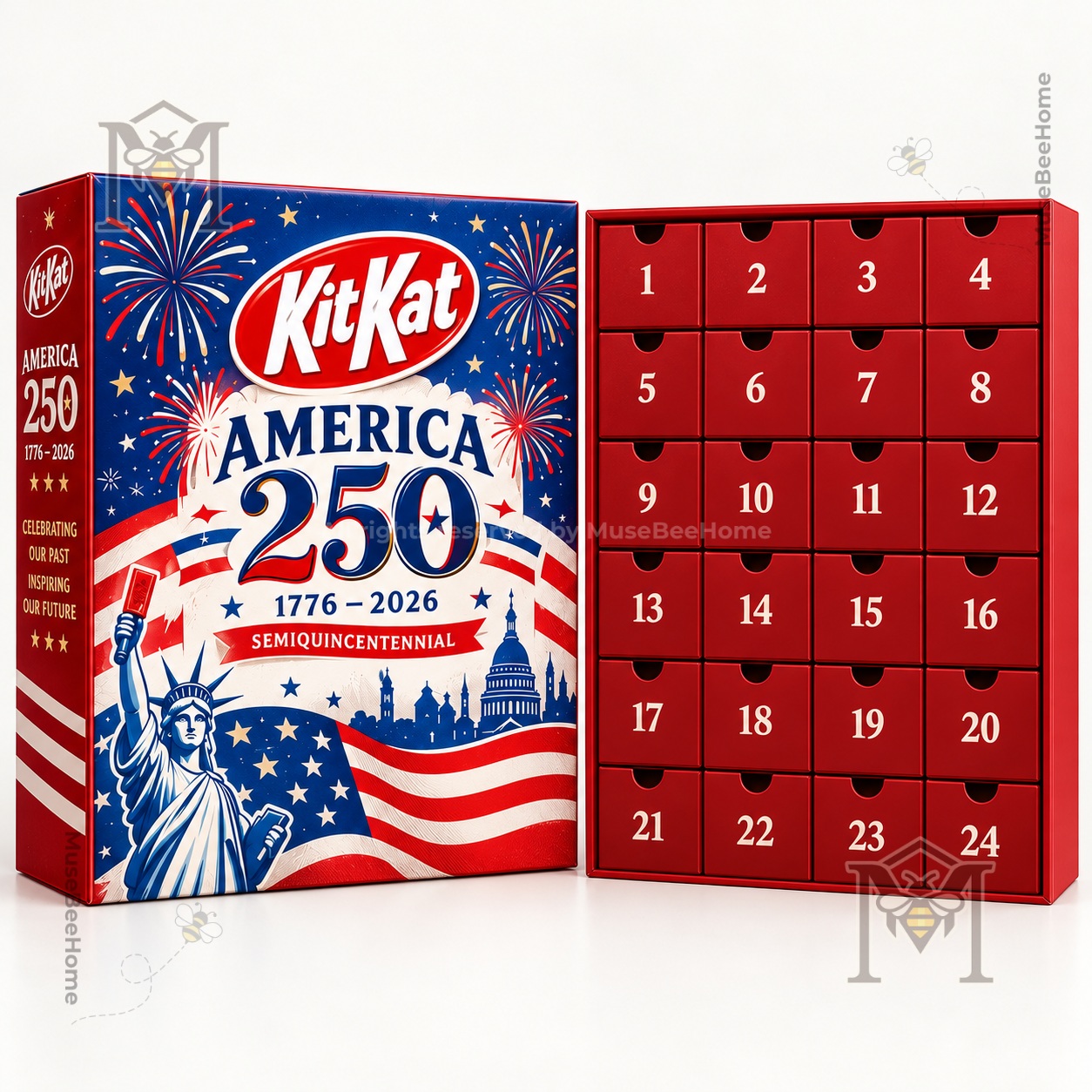 KitKat America 250th Anniversary 2026 Advent Calendar - photo 3
