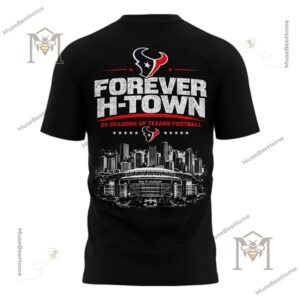Houston Texans 25 Seasons of Texans Football T-Shirt - photo 3