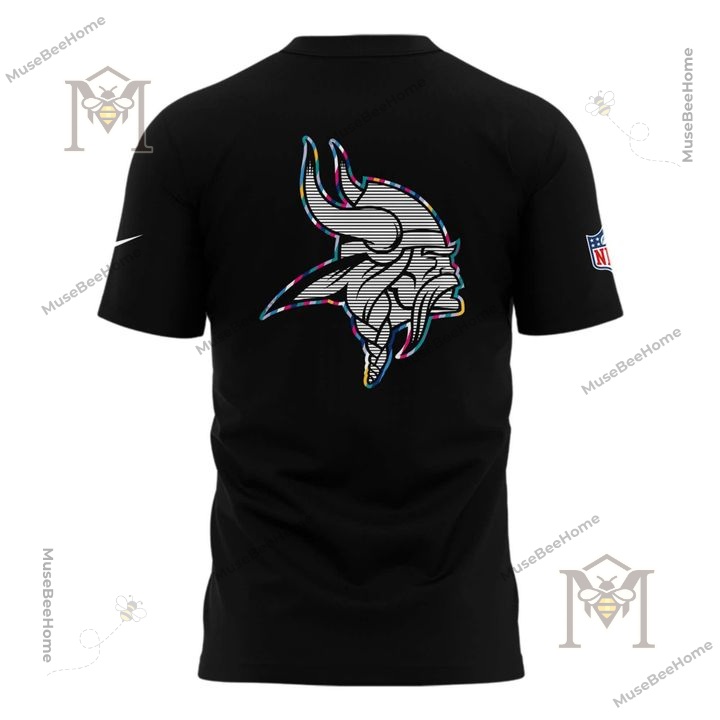 Minnesota Vikings Crucial Catch Intercept Cancer T-Shirt - photo 3