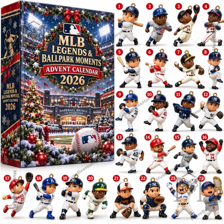 MLB 2026 Legends & Ballpark Moments Advent Calendar - side panel and front cover