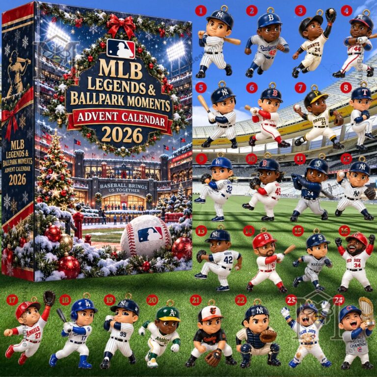 MLB 2026 Legends & Ballpark Moments Advent Calendar - front box view