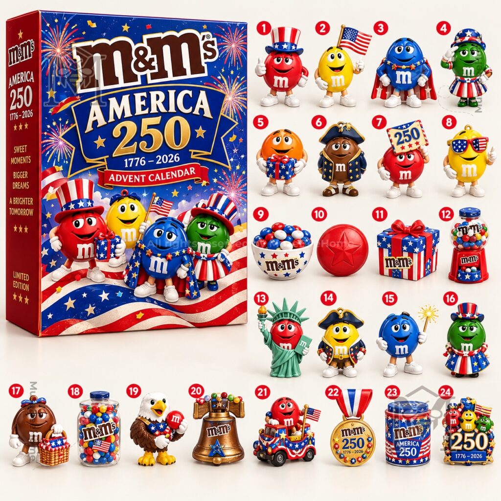 M&M's America 250th Anniversary 2026 Advent Calendar - photo 2