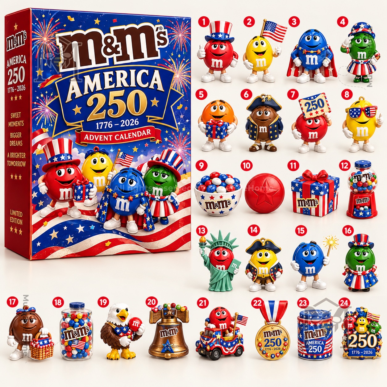 M&M's America 250th Anniversary 2026 Advent Calendar - photo 2