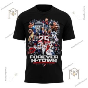 Houston Texans 25 Seasons of Texans Football T-Shirt - photo 2