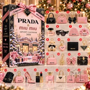 Prada & Miu Miu Advent Calendar 2026 - front box and numbered contents