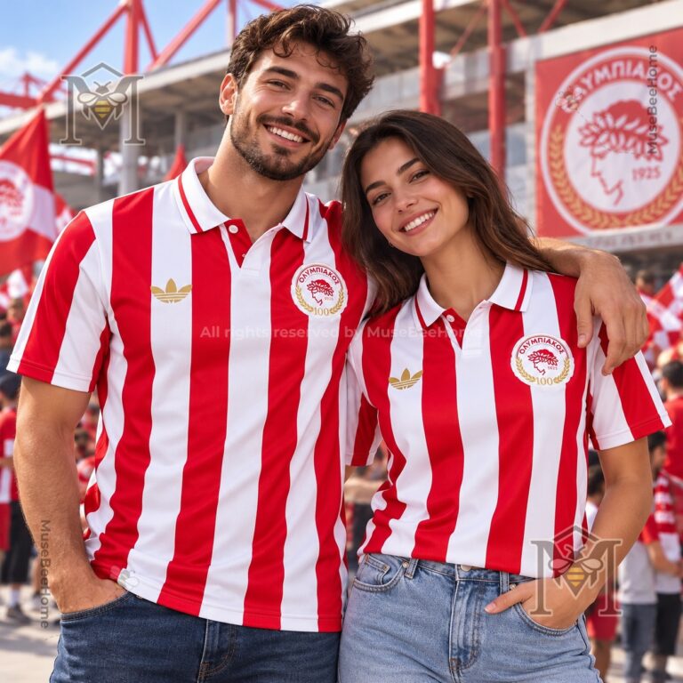 Olympiacos Football Club 100th Anniversary Football Jersey - photo 2