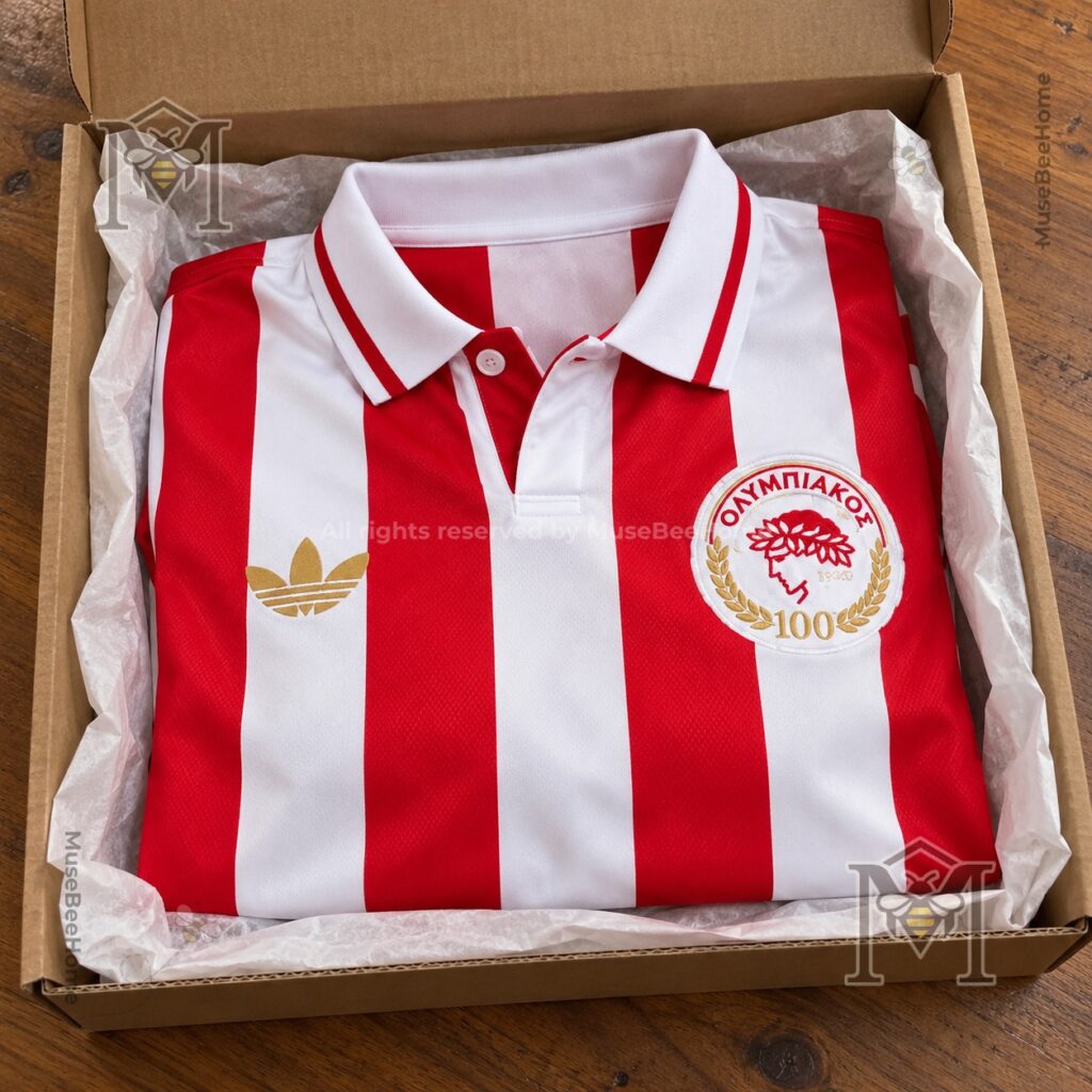 Olympiacos Football Club 100th Anniversary Football Jersey - photo 4